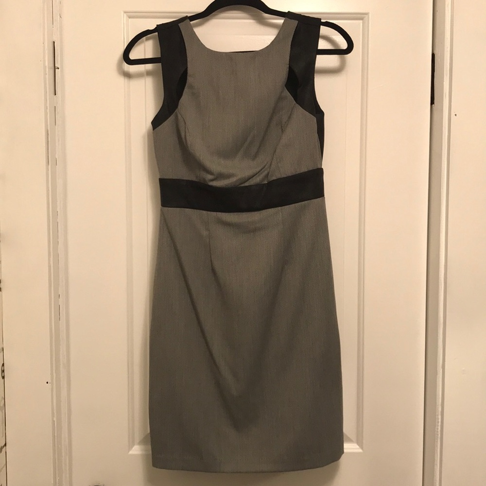 Gray dress with cutouts